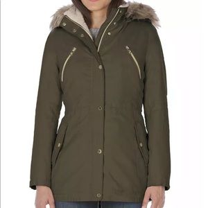 Olive green Nautica water resistant winter jacket